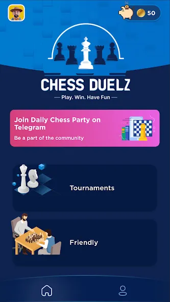 Chess Duelz - An esports app MOD — Безлимитные подсказки и отмена ходов на Андроид — скриншот 1