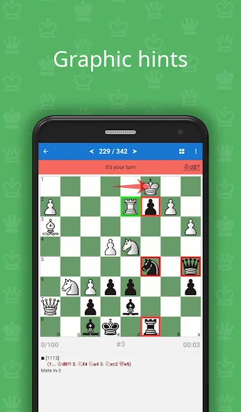Chess Tactics for Beginners MOD — Решены все шахматные задачи на Андроид — скриншот 2