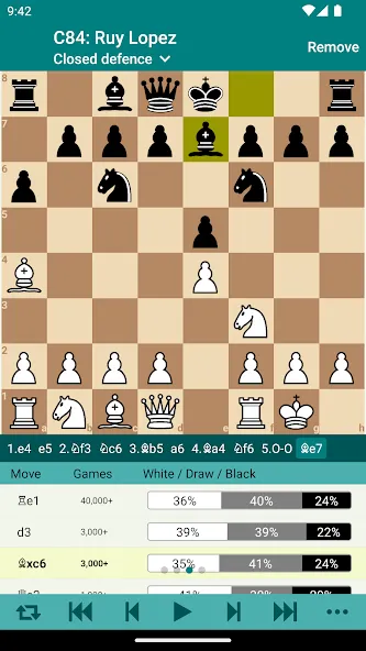 Скачать Chess Opener Lite (Мод: Расширенный доступ к шахматным дебютам) на Андроид — скриншот 1