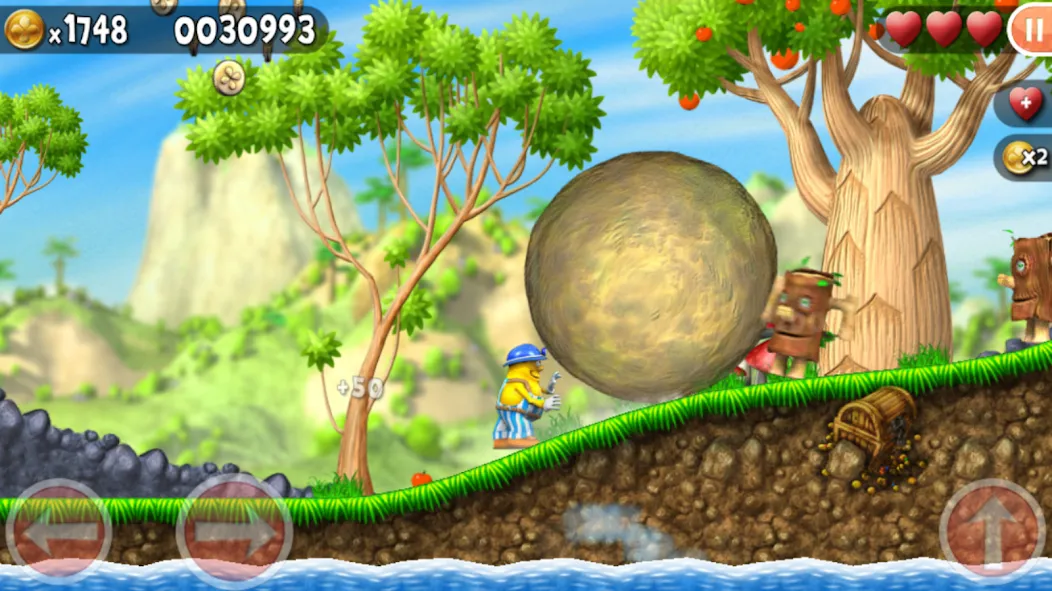 Скачать Incredible Jack: Jump & Run — Модификация Безлимитные монеты и жизни — скриншот 1