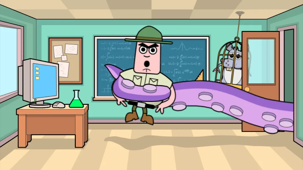 Bash the Teacher! School Prank MOD — Открыты все уровни и предметы на Андроид — скриншот 4