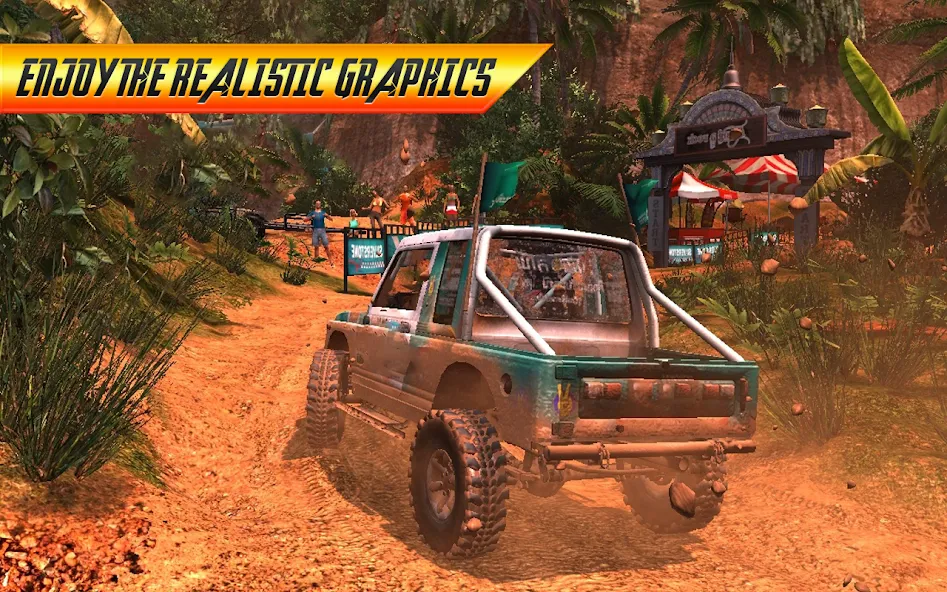 Offroad Jeep Driving Simulator Mod APK Безлимитные деньги и топливо — Скачать на Андроид — скриншот 4