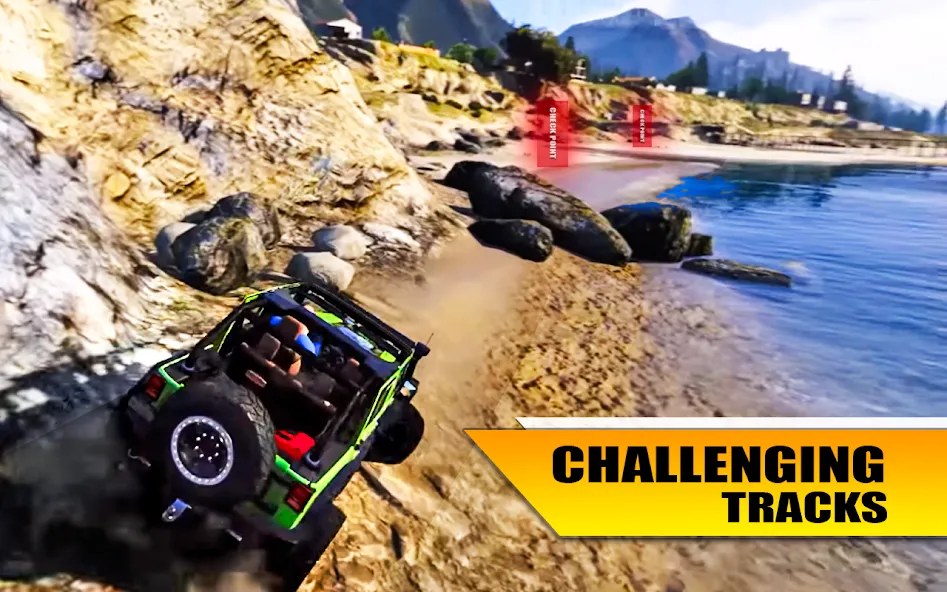 Скачать взлом Off Road Jeep Drive Simulator на Андроид — Бездорожье без ограничений и трафика — скриншот 3 Скачать взлом Off Road Jeep Drive Simulator на Андроид — Бездорожье без ограничений и трафика — скриншот 3