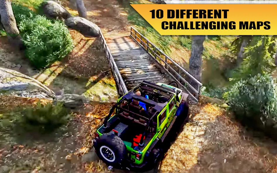Скачать взлом Off Road Jeep Drive Simulator на Андроид — Бездорожье без ограничений и трафика — скриншот 4 Скачать взлом Off Road Jeep Drive Simulator на Андроид — Бездорожье без ограничений и трафика — скриншот 4