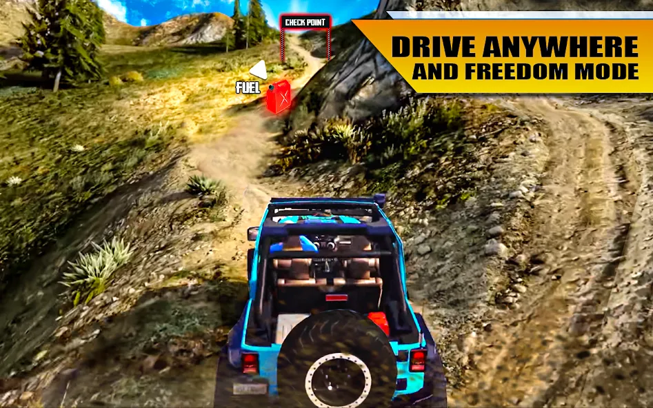 Скачать взлом Off Road Jeep Drive Simulator на Андроид — Бездорожье без ограничений и трафика — скриншот 5 Скачать взлом Off Road Jeep Drive Simulator на Андроид — Бездорожье без ограничений и трафика — скриншот 5
