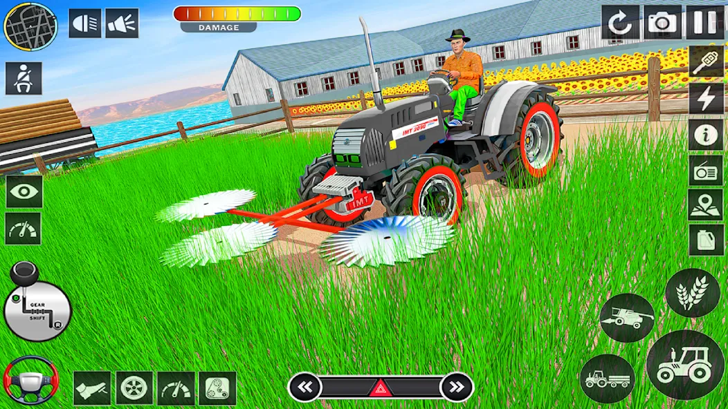 Big Tractor Farming Simulator MOD — Безлимитные деньги и топливо на Андроид — скриншот 4 Big Tractor Farming Simulator MOD — Безлимитные деньги и топливо на Андроид — скриншот 4