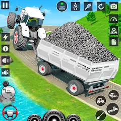 Big Tractor Farming Simulator MOD — Безлимитные деньги и топливо на Андроид