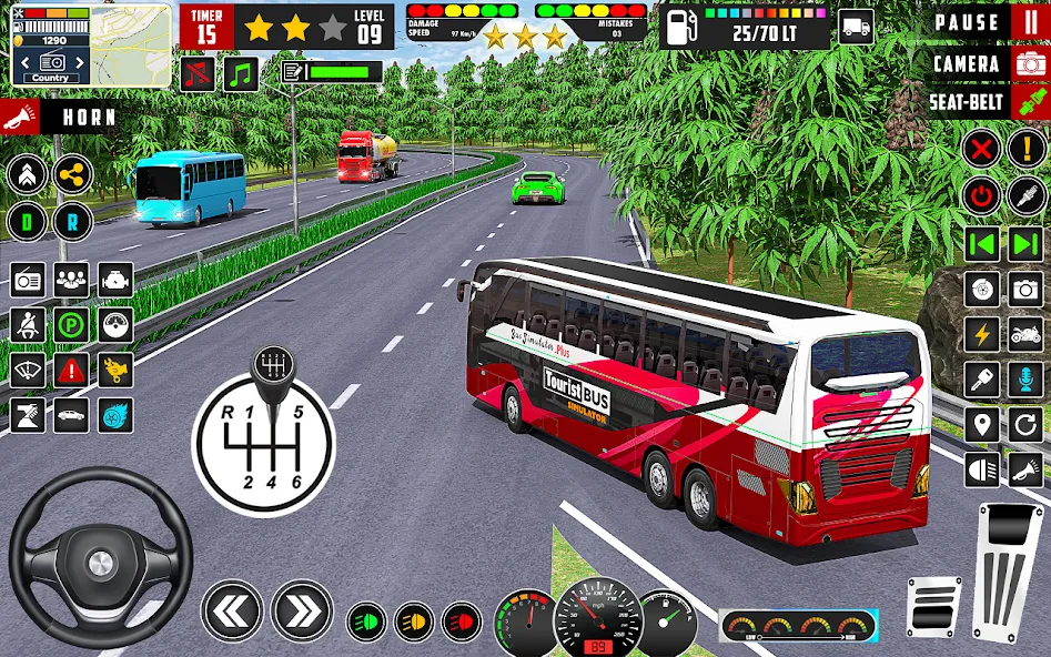 City Bus Simulator 3D Bus Game — Без рекламы и много денег — скриншот 1