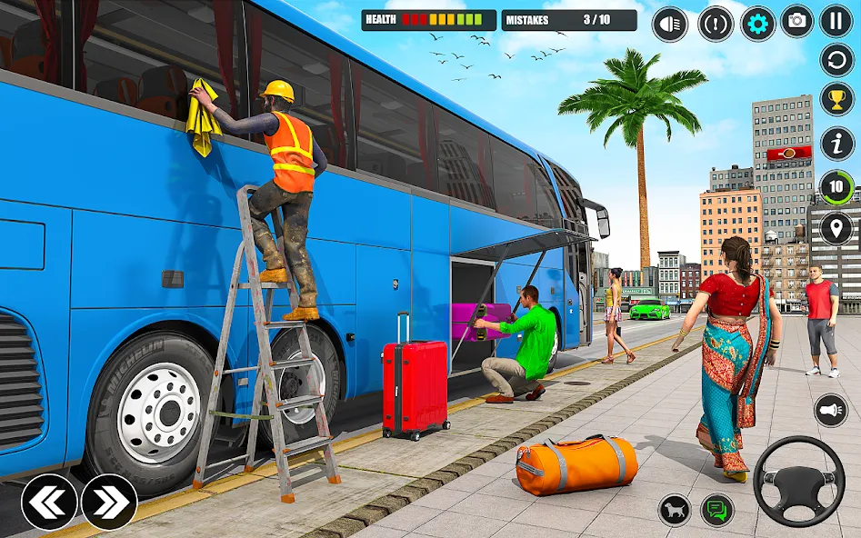 City Bus Simulator 3D Bus Game — Без рекламы и много денег — скриншот 3