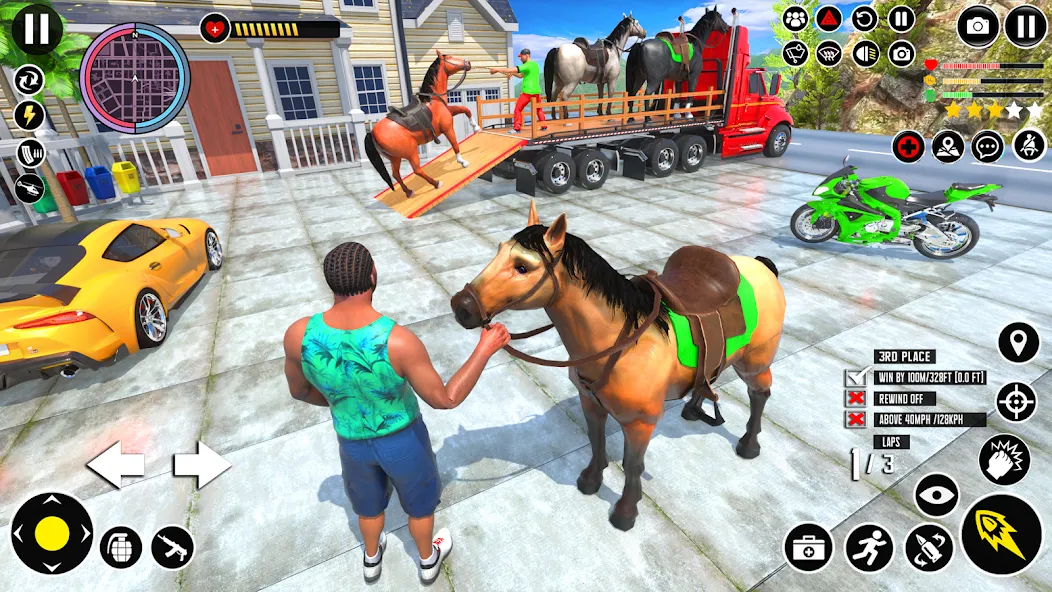 Скачать Animal Transport Truck Game 3D (Мод: Безлимитные деньги и все животные открыты) на Андроид — скриншот 2