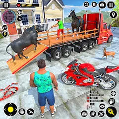 Скачать Animal Transport Truck Game 3D (Мод: Безлимитные деньги и все животные открыты) на Андроид