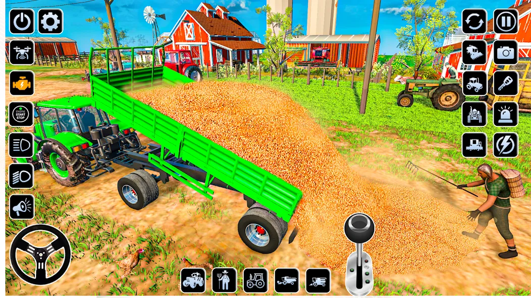 Скачать Farming Games & Tractor Games (Мод: Безлимитные деньги и техника) на Андроид — скриншот 5
