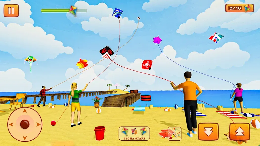 Скачать Kite Game: Kite Flying Game 3D MOD APK — Без рекламы и все уровни открыты — скриншот 4 Скачать Kite Game: Kite Flying Game 3D MOD APK — Без рекламы и все уровни открыты — скриншот 4