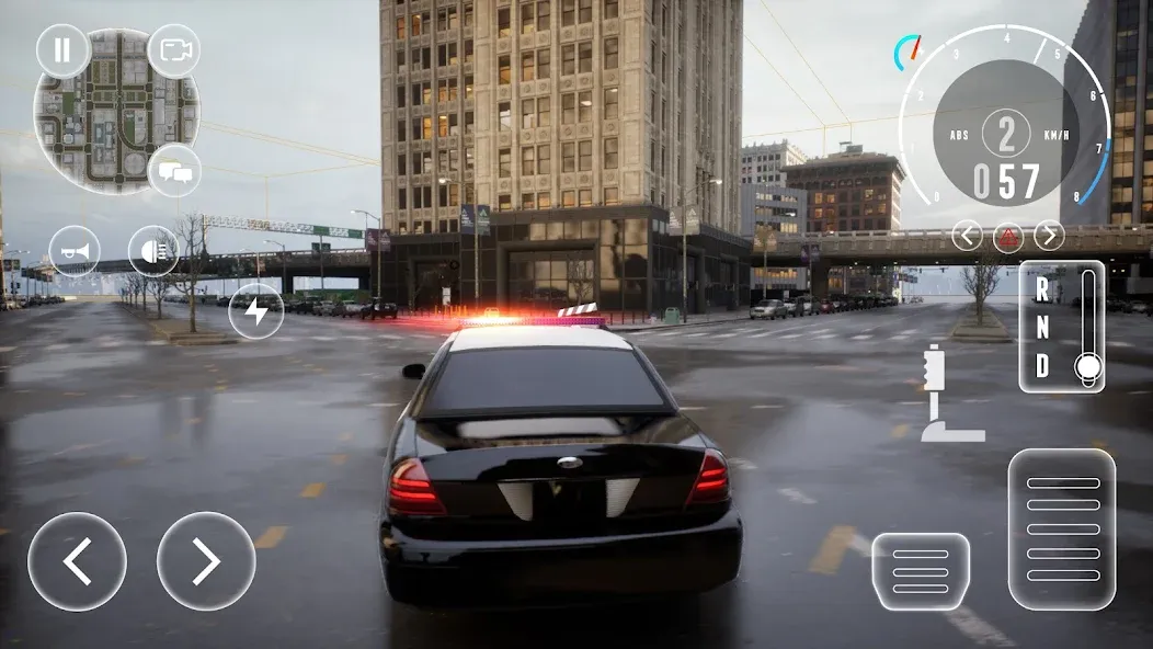 Скачать Police Car Simulator 2023 на Android — Безлимитные деньги и топливо — скриншот 1