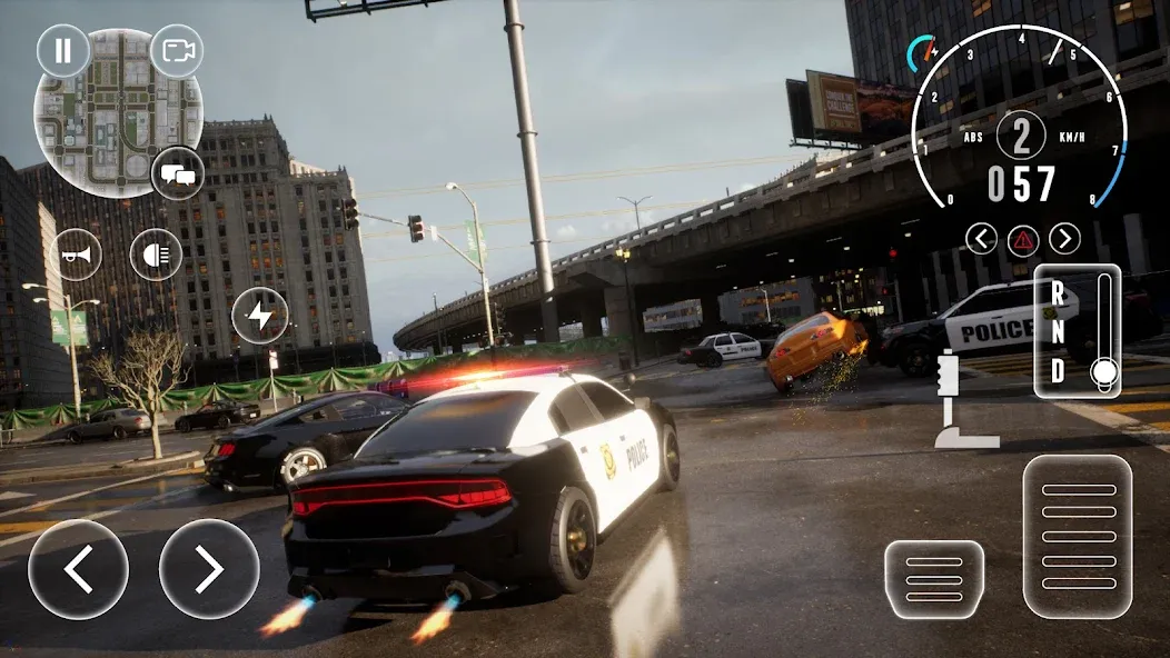 Скачать Police Car Simulator 2023 на Android — Безлимитные деньги и топливо — скриншот 3