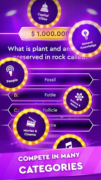 Trivia Show: TV Word Quiz Game на Андроид — Мод Открыты все вопросы и подсказки — скриншот 4 Trivia Show: TV Word Quiz Game на Андроид — Мод Открыты все вопросы и подсказки — скриншот 4