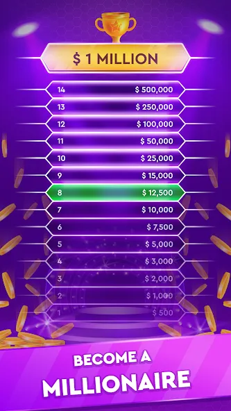 Trivia Show: TV Word Quiz Game на Андроид — Мод Открыты все вопросы и подсказки — скриншот 5 Trivia Show: TV Word Quiz Game на Андроид — Мод Открыты все вопросы и подсказки — скриншот 5