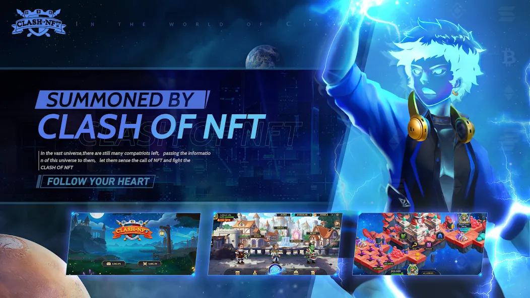 Скачать Clash Of NFT MOD APK — Безлимитные ресурсы и усиленные герои — скриншот 2