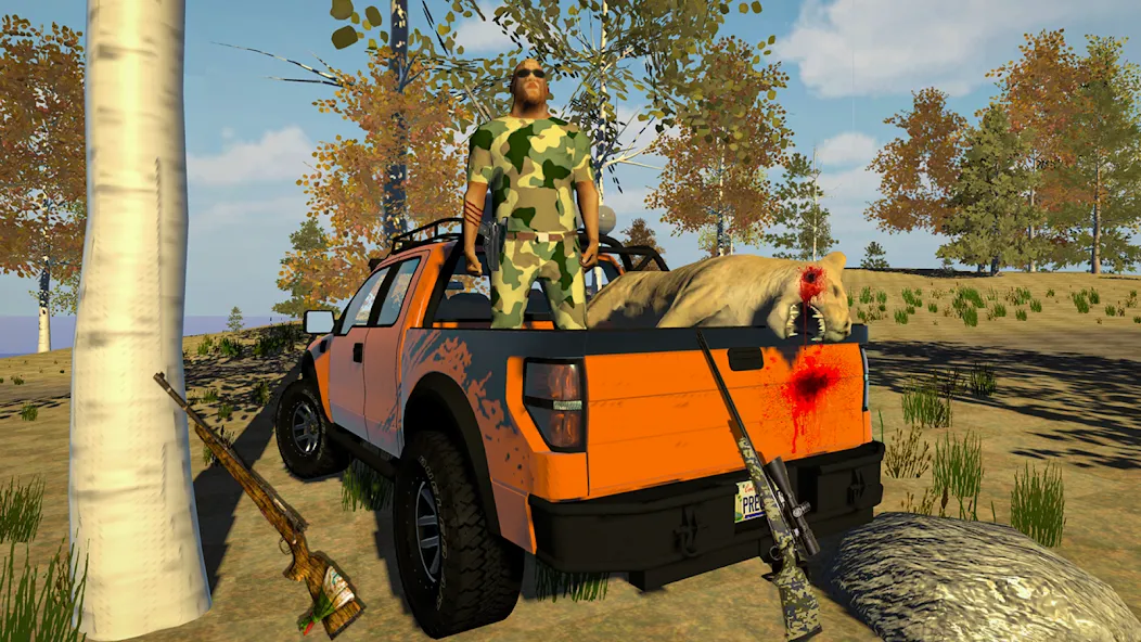 Скачать Animal Hunting -Shooting Games — Модификация Безлимитные патроны и открыто всё — скриншот 1