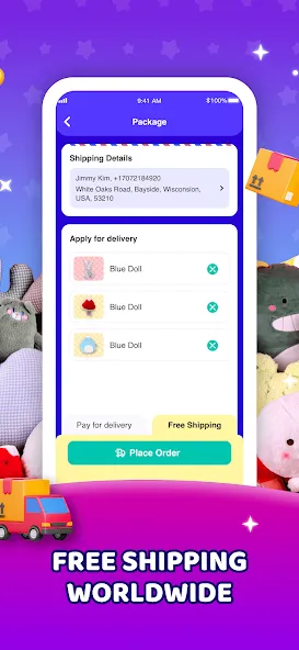 Скачать Claw Eden - Real Claw Machine на Android — Безлимитные монеты и призы — скриншот 3