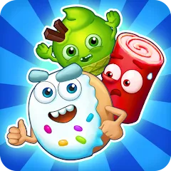 Sugar Heroes - match 3 game MOD APK на Android — Безлимитные жизни и подсказки