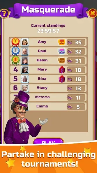 Circus Words: Magic Puzzle (Мод Без рекламы и подсказки доступны) — скриншот 2