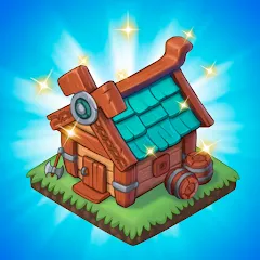 Скачать взломанную Mergest Kingdom: Merge game — Безлимитные ресурсы и ускоренное строительство