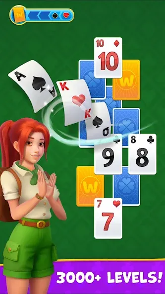 Скачать Kings & Queens: Solitaire Game с модом — Без рекламы и много подсказок — скриншот 1