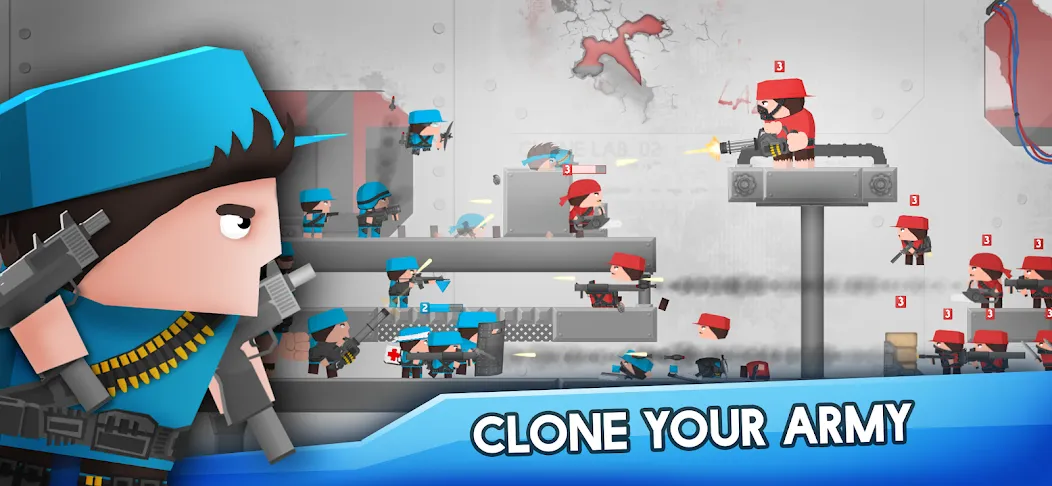 Clone Armies: Battle Game — Безлимитные деньги и патроны — скриншот 1 Clone Armies: Battle Game — Безлимитные деньги и патроны — скриншот 1