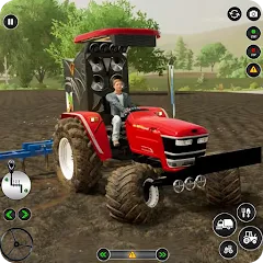 US Tractor Farming Games 3d — Мод: Безлимитные деньги и топливо