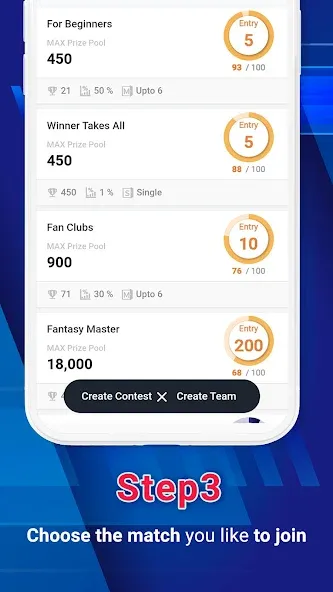 Legend Fantasy- Fantasy sports (Мод Безлимитные монеты и премиум-функции) — скриншот 4 Legend Fantasy- Fantasy sports (Мод Безлимитные монеты и премиум-функции) — скриншот 4