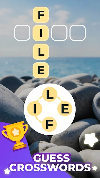 Скачать Word Line: Crossword Adventure (Мод: Безлимитные подсказки и открыты уровни) на Андроид — скриншот 3
