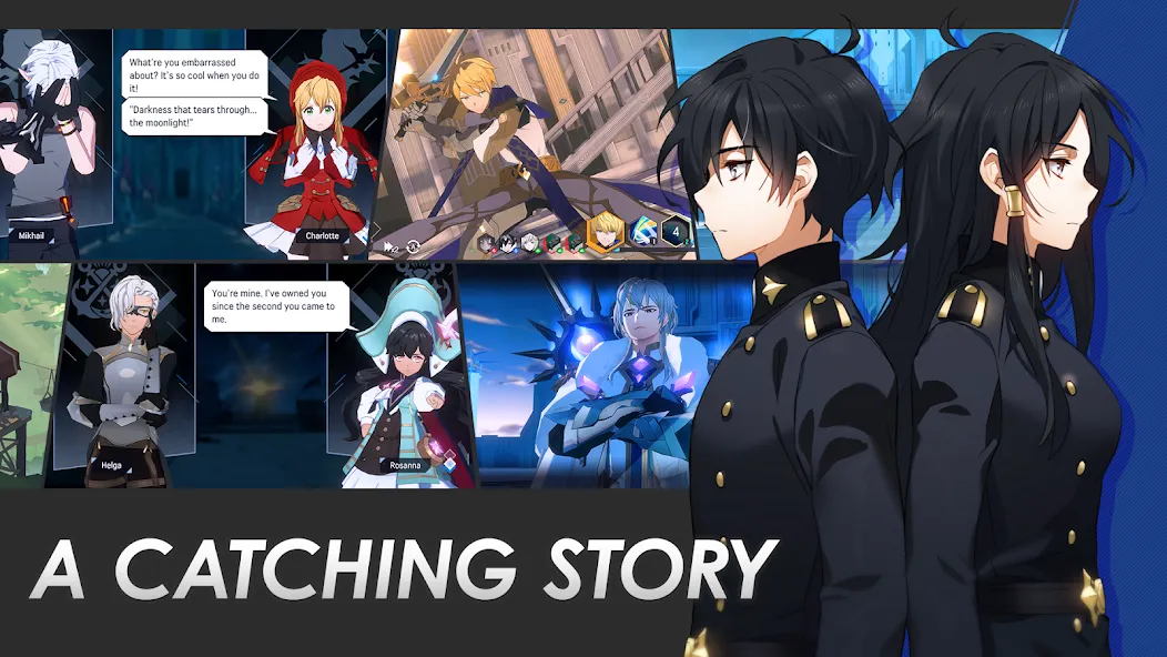 Lord of Heroes: anime games — Мод: Много ресурсов и усиленные герои — скриншот 1