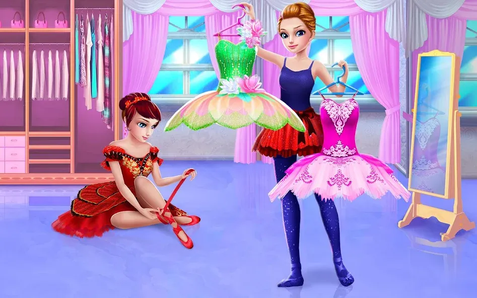 Скачать Pretty Ballerina - Girl Game с модом — Открыты все наряды и уровни — скриншот 3
