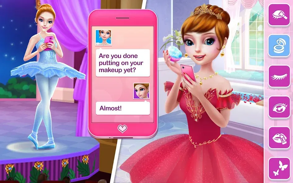 Скачать Pretty Ballerina - Girl Game с модом — Открыты все наряды и уровни — скриншот 4