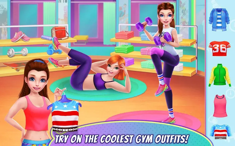 Fitness Girl - Dance & Play MOD APK — Безлимитные монеты и все танцы открыты — скриншот 1 Fitness Girl - Dance & Play MOD APK — Безлимитные монеты и все танцы открыты — скриншот 1
