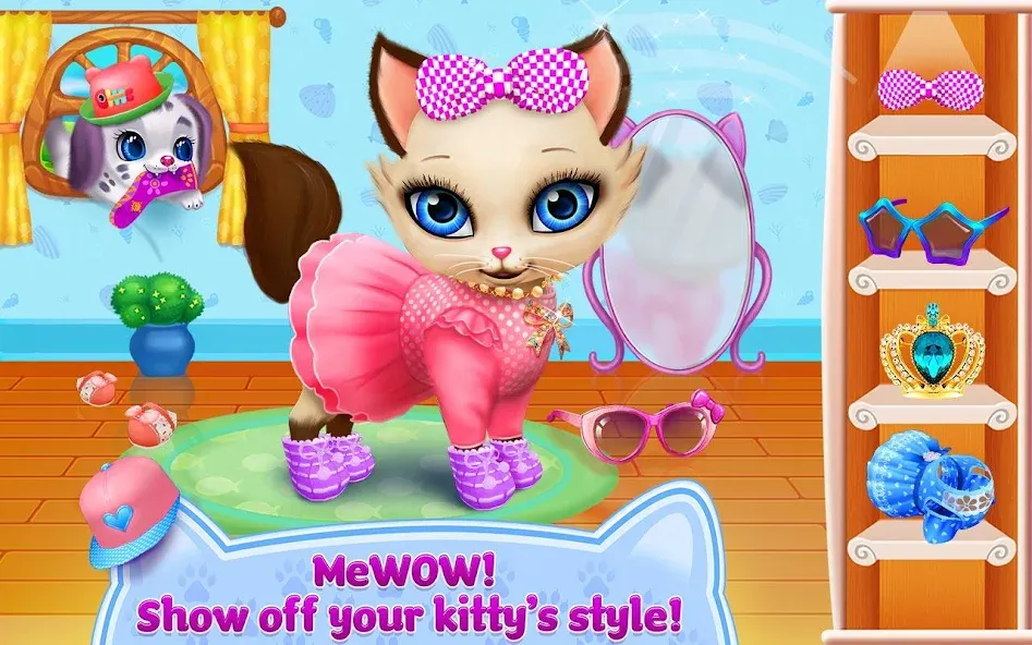 Скачать Kitty Love - My Fluffy Pet — Последняя версия (Безлимитные монеты и разблокированы все предметы) — скриншот 1 Скачать Kitty Love - My Fluffy Pet — Последняя версия (Безлимитные монеты и разблокированы все предметы) — скриншот 1