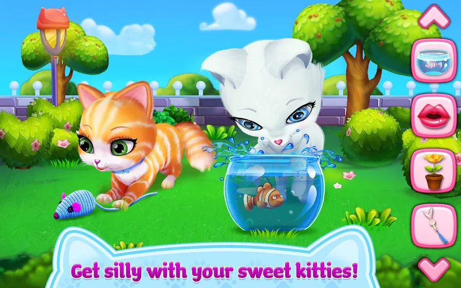 Скачать Kitty Love - My Fluffy Pet — Последняя версия (Безлимитные монеты и разблокированы все предметы) — скриншот 2 Скачать Kitty Love - My Fluffy Pet — Последняя версия (Безлимитные монеты и разблокированы все предметы) — скриншот 2