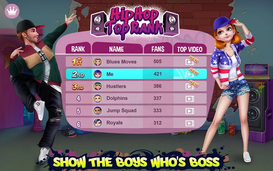 Скачать Hip Hop Battle - Girls vs Boys с модом — Безлимитные деньги и все наряды — скриншот 5 Скачать Hip Hop Battle - Girls vs Boys с модом — Безлимитные деньги и все наряды — скриншот 5