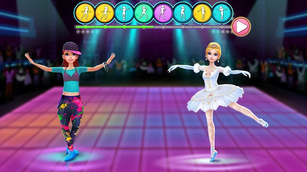 Dance Clash: Ballet vs Hip Hop — Безлимитные монеты и открыты все уровни — скриншот 5