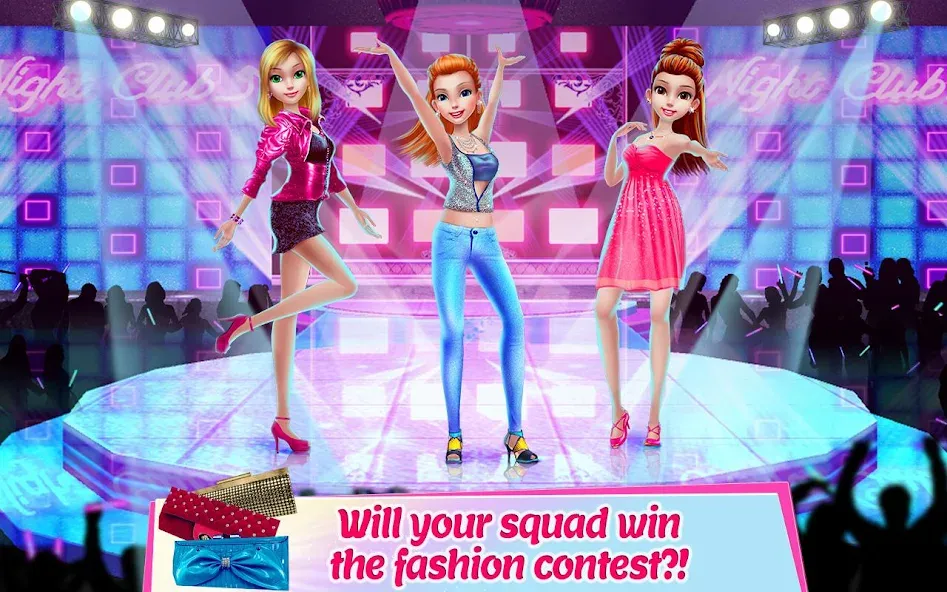 Girl Squad - BFF in Style MOD — Безлимитные деньги и наряды на Андроид — скриншот 4 Girl Squad - BFF in Style MOD — Безлимитные деньги и наряды на Андроид — скриншот 4