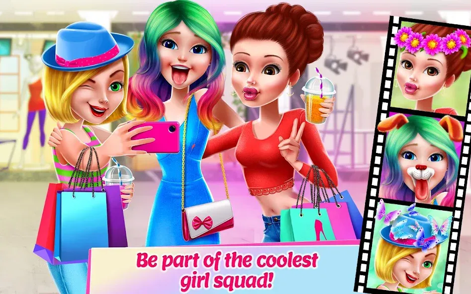 Girl Squad - BFF in Style MOD — Безлимитные деньги и наряды на Андроид — скриншот 5 Girl Squad - BFF in Style MOD — Безлимитные деньги и наряды на Андроид — скриншот 5