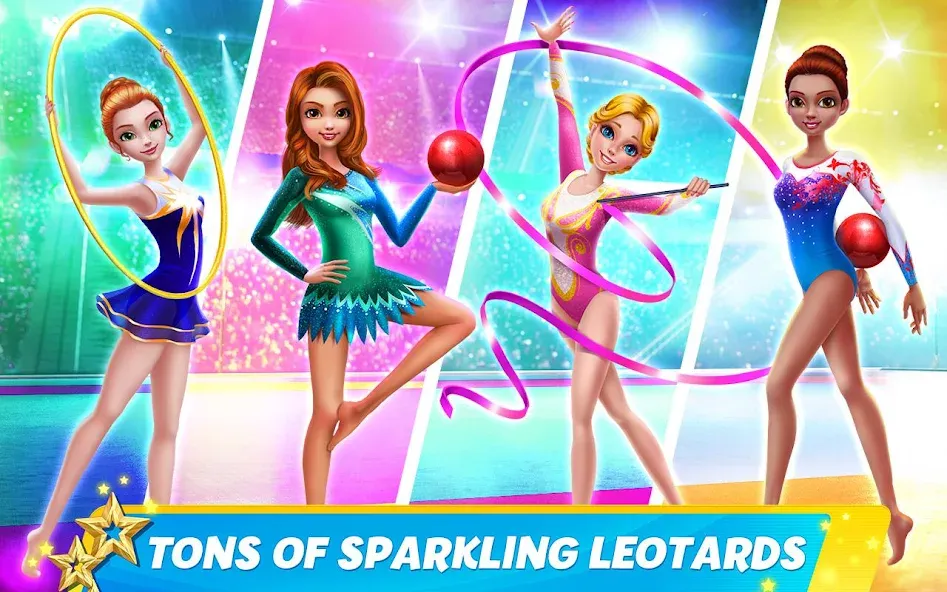 Rhythmic Gymnastics Dream Team — Взломанная версия (Безлимитные деньги и энергия) — скриншот 1