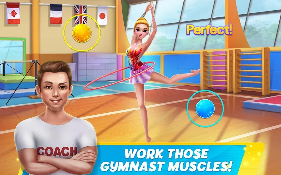Rhythmic Gymnastics Dream Team — Взломанная версия (Безлимитные деньги и энергия) — скриншот 5