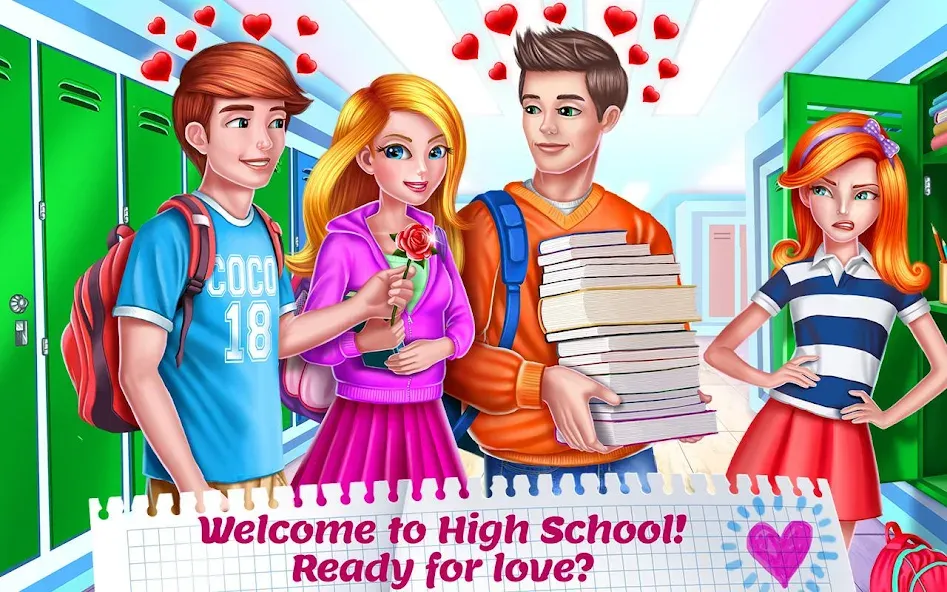Скачать High School Crush - Love Story на Андроид — Романтические приключения без ограничений — скриншот 1 Скачать High School Crush - Love Story на Андроид — Романтические приключения без ограничений — скриншот 1