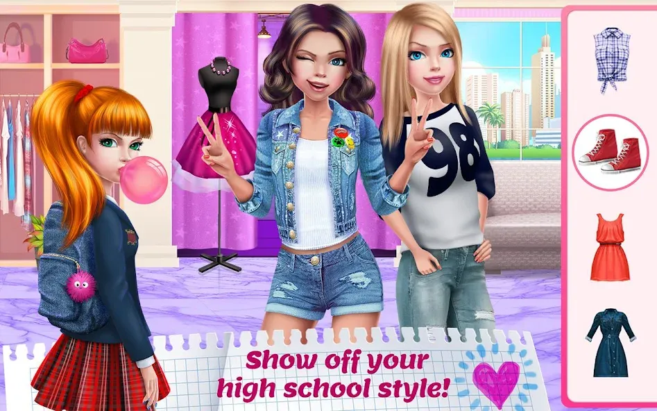 Скачать High School Crush - Love Story на Андроид — Романтические приключения без ограничений — скриншот 3 Скачать High School Crush - Love Story на Андроид — Романтические приключения без ограничений — скриншот 3
