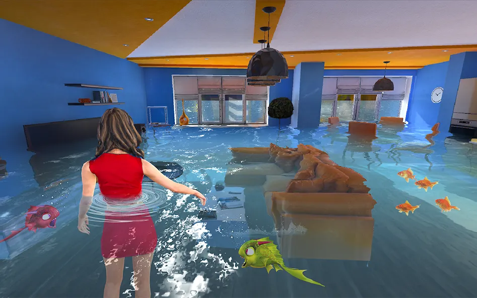 Скачать Piranha Escape Hungry Fish.io — Без рекламы и бесконечные монеты — скриншот 4