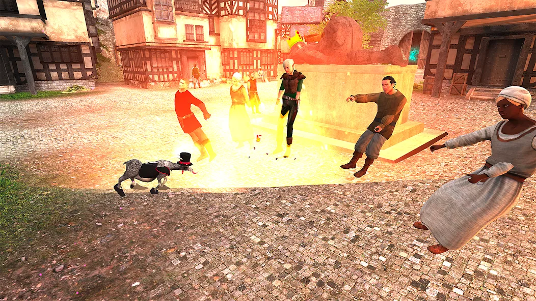 Скачать Goat Simulator на телефон — Безлимитное здоровье и все козы открыты — скриншот 3