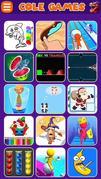 Скачать COLE Games — Модификация Разблокированы все уровни игры — скриншот 3