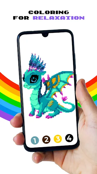 Pixel by Number™ - Pixel Art на Андроид — Мод Разблокированы все раскраски и уровни — скриншот 2